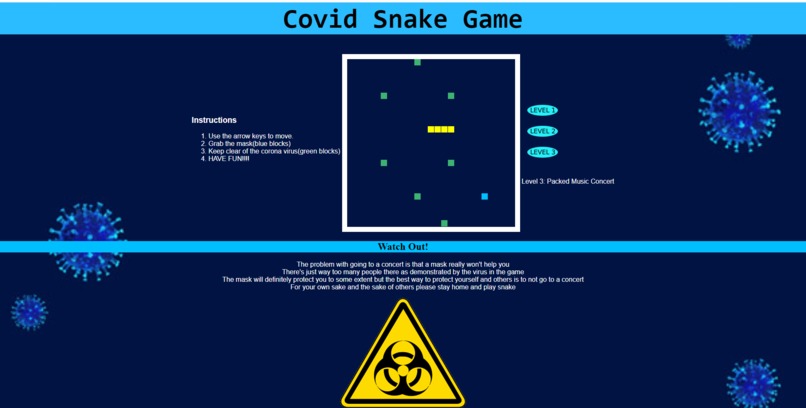 Covid Snake Game – screenshot 4