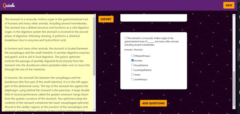 Quizzle – screenshot 2
