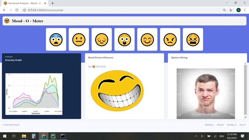 Mood-o-Meter (Team - Sinister Bots) – screenshot 1