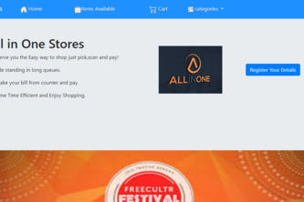 All In One Store- A Web Application to avoid queues