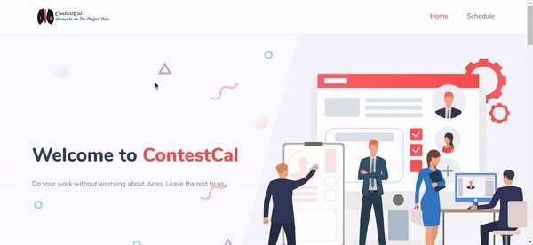 ContestCal(Team-RVGeeks) – screenshot 2