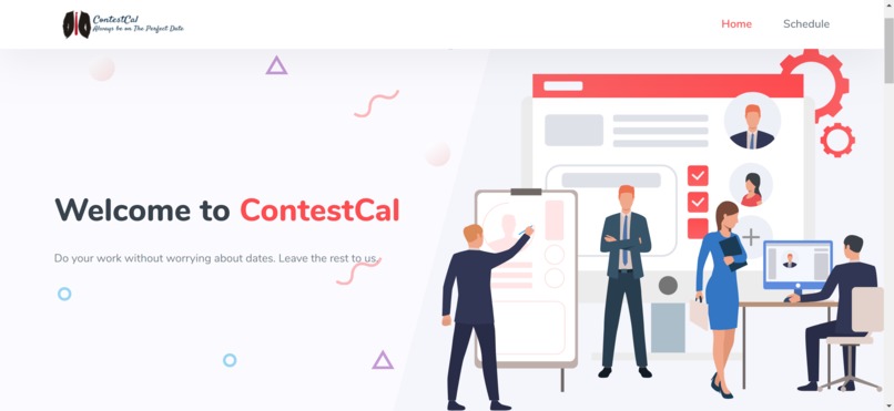 ContestCal(Team-RVGeeks) – screenshot 1
