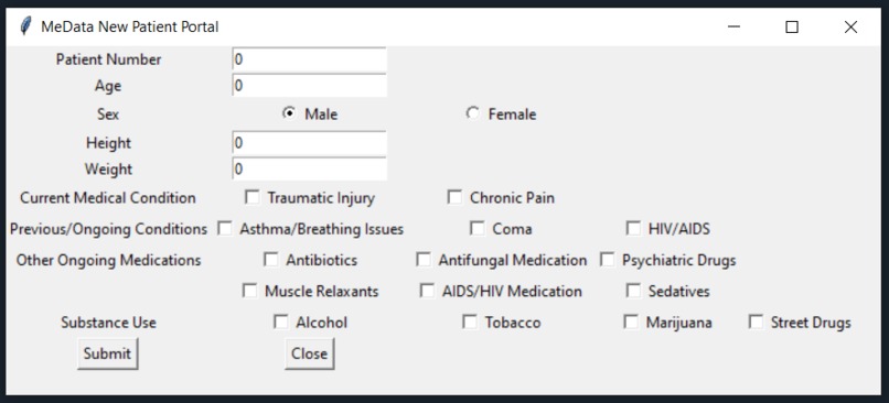 MeData Intelligent Opioid Prescription Tracker – screenshot 1