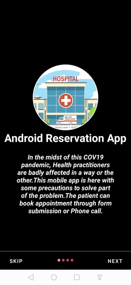 Android reservation app – screenshot 5