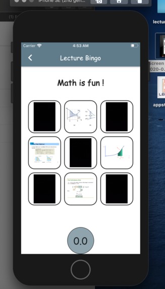 Lecture Bingo – screenshot 2
