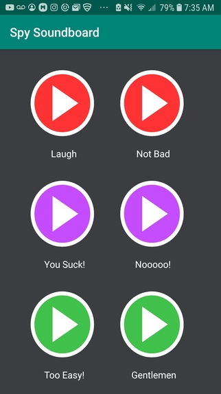 TF2 Spy Soundboard (Android App), Alexander Gonzales – screenshot 1