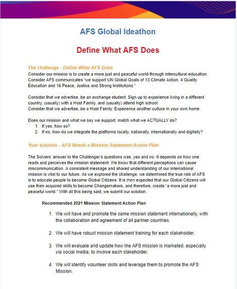 Define What AFS Does – screenshot 2