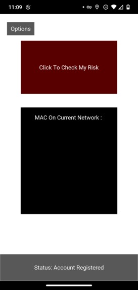 Privacy-Oriented Contact Tracing App – screenshot 1