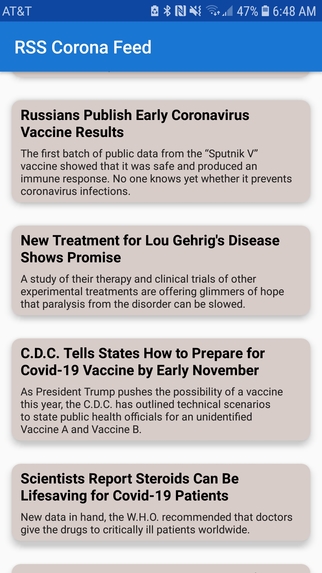 CovidHub – screenshot 4
