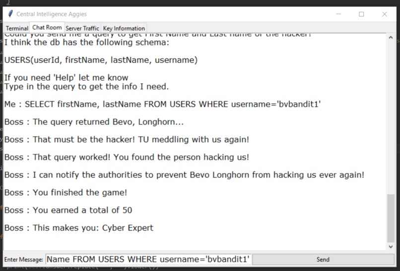 Save HowdyHack from Hacker Bevo (Cyber security game) – screenshot 2