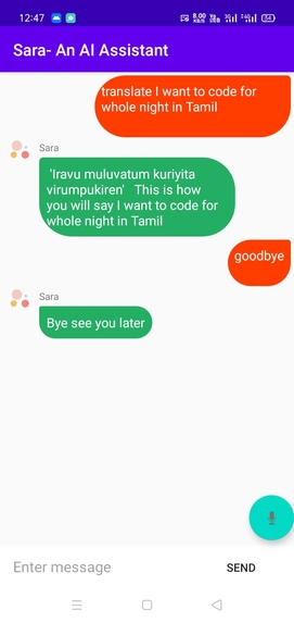 Sara - An AI Voice Assistant – screenshot 2