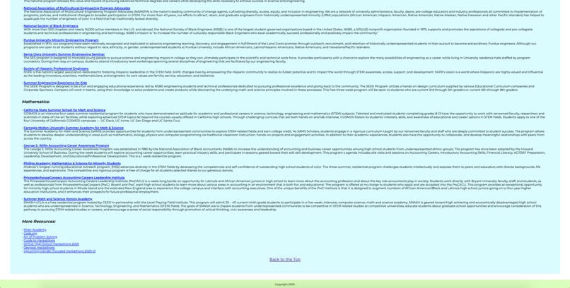 Racial Equality in STEM Education – screenshot 5