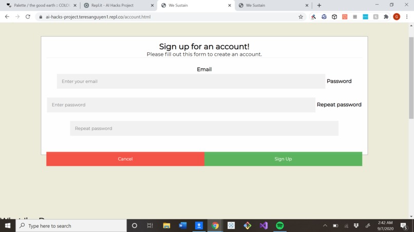 We Sustain – screenshot 1