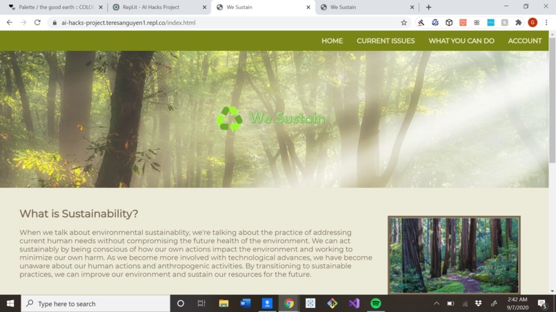 We Sustain – screenshot 3