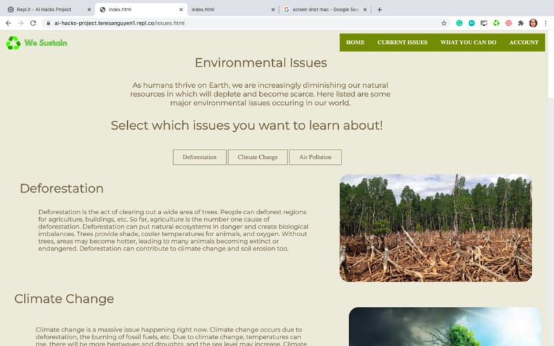 We Sustain – screenshot 5