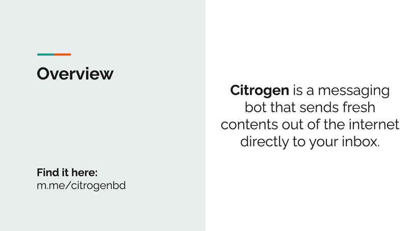Citrogen: An entertainment Bot – screenshot 1