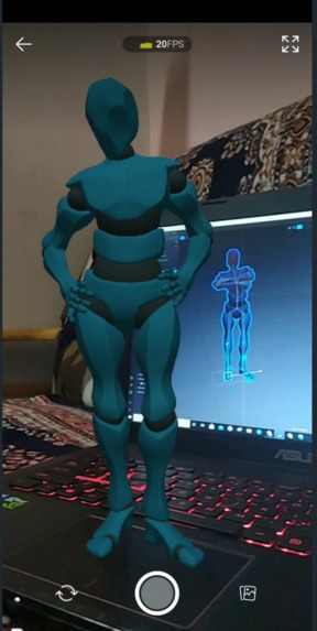 Stickman (Augmented Reality) – screenshot 1