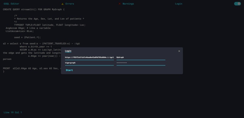 GSQL Real-Time Editor – screenshot 2