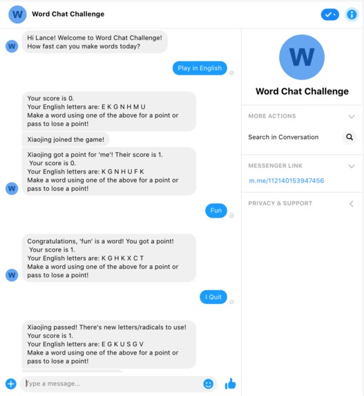 Word Chat Challenge – screenshot 2
