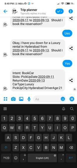 Trip planer – screenshot 4