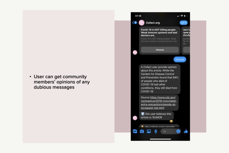Cofact: a crowd sourcing fake news buster – screenshot 4