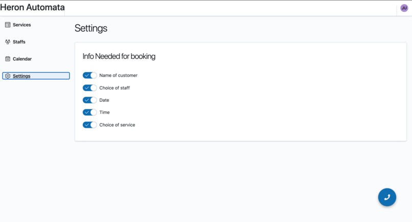 Project Heron - AI-powered Phone Booking System – screenshot 5