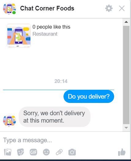 Chat Corner Foods  – screenshot 2