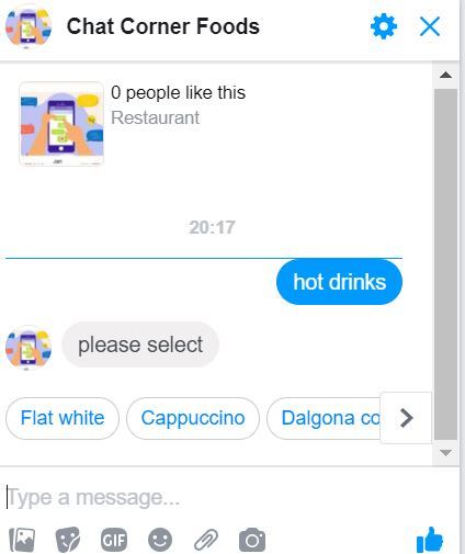 Chat Corner Foods  – screenshot 3