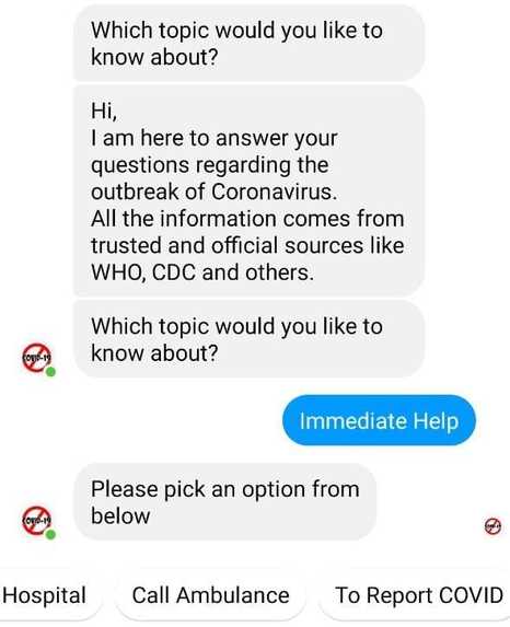 Covid-O-Bot – screenshot 5