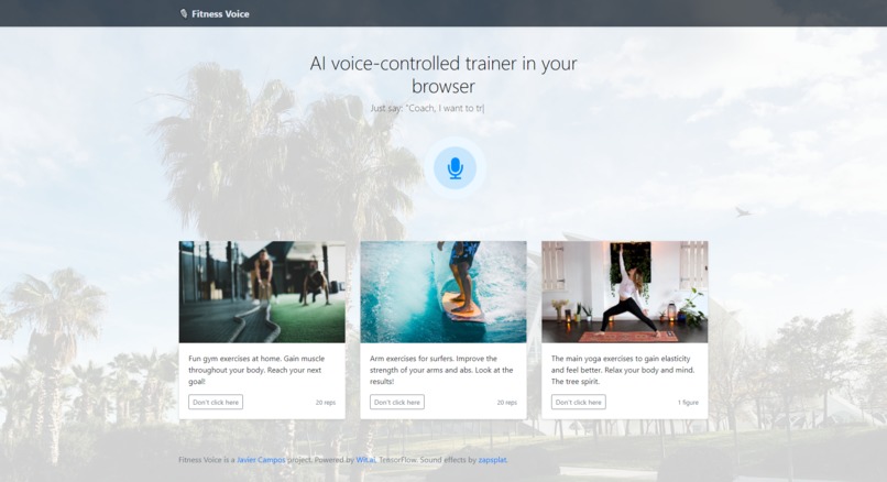 Fitness Voice – screenshot 2