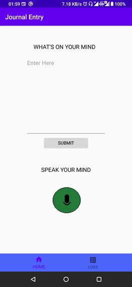 JournAI – screenshot 1