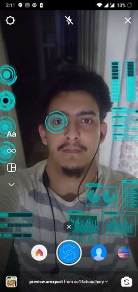 JarvisAR filter – screenshot 1