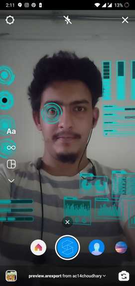 JarvisAR filter – screenshot 2