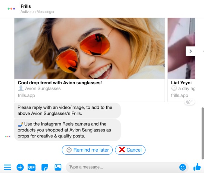 Frills - Content & Sales Via Messenger – screenshot 4