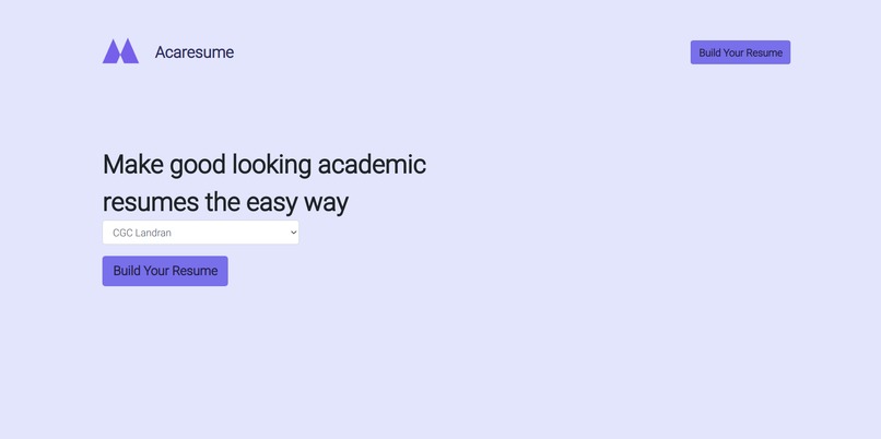 Acaresume – screenshot 2