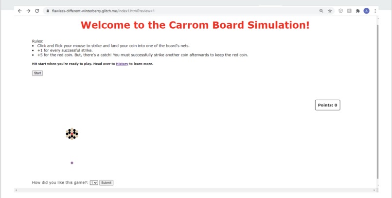 Carrom Board Simulation – screenshot 1