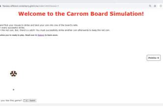 Carrom Board Simulation
