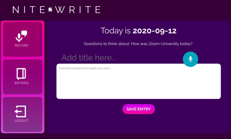 Nite Write – screenshot 2