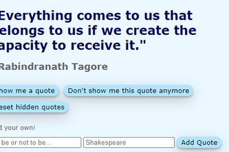 myQuotes Chrome Extension