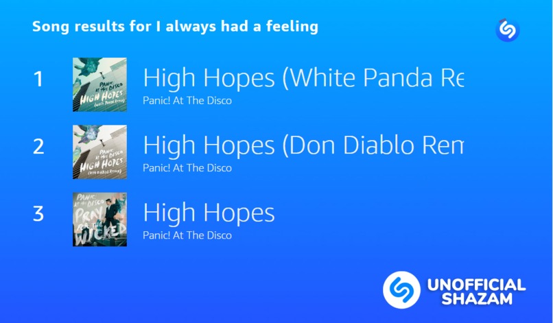 Unofficial Shazam – screenshot 3