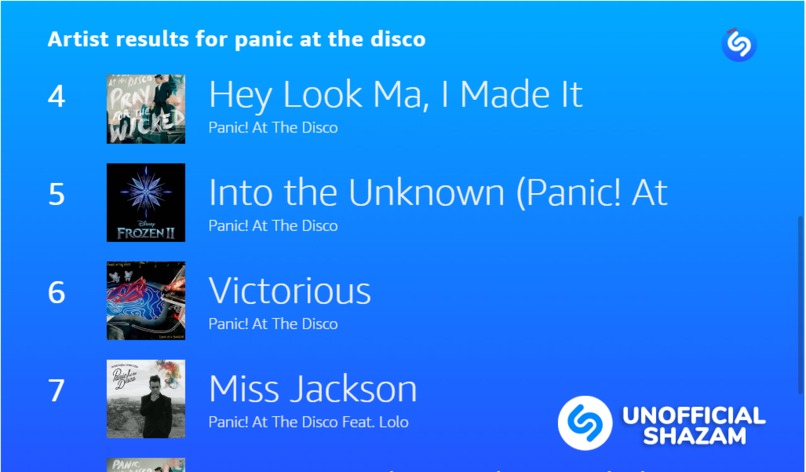 Unofficial Shazam – screenshot 4