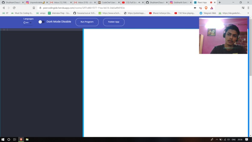 PeerCode IDE – screenshot 2