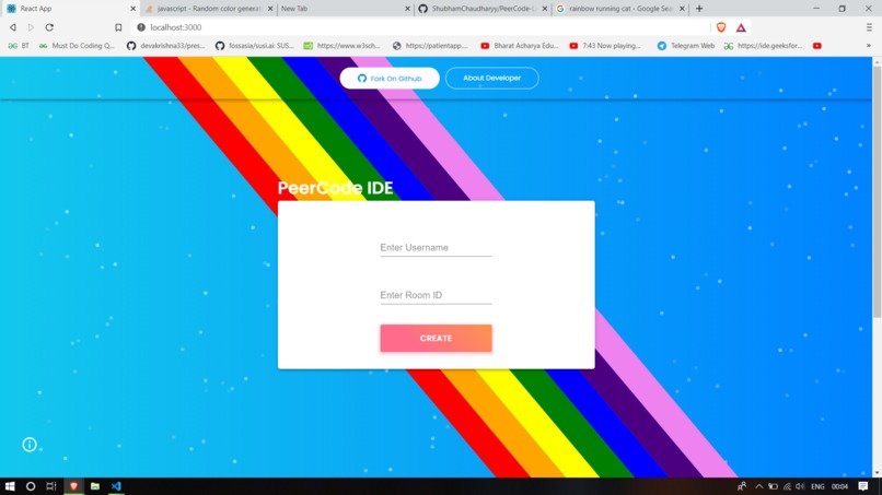 PeerCode IDE – screenshot 1
