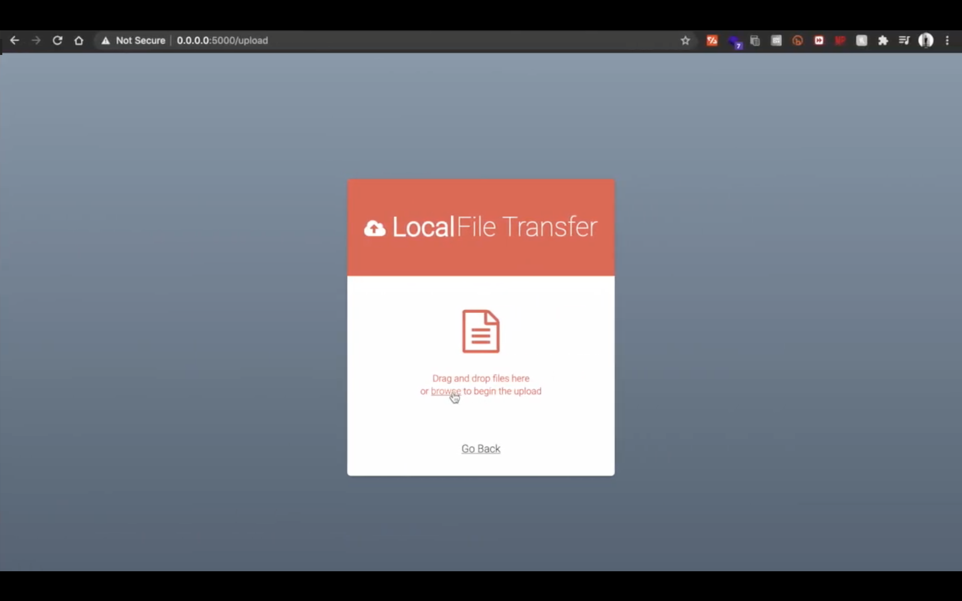 Local File Transfer | Devpost