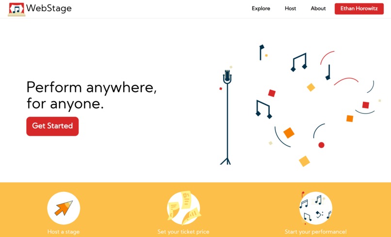 WebStage – screenshot 1