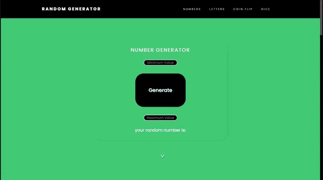 RandomGenerator – screenshot 1