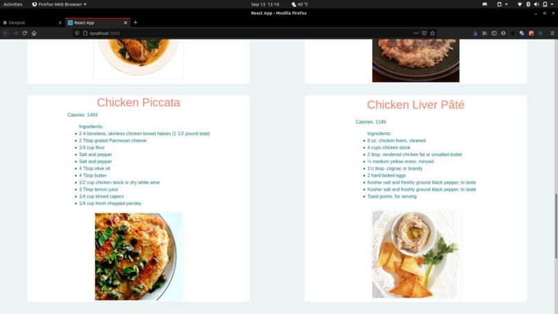 Recipe Retrival App – screenshot 2