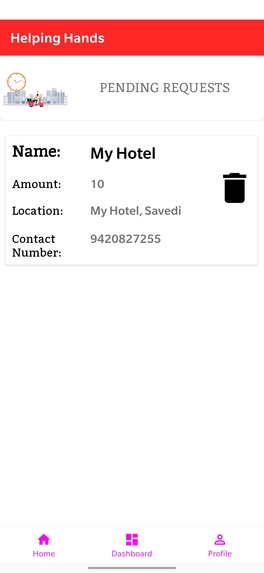 Helping Hand's App – screenshot 4