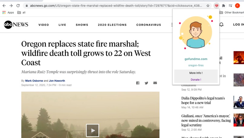 donationly – screenshot 1