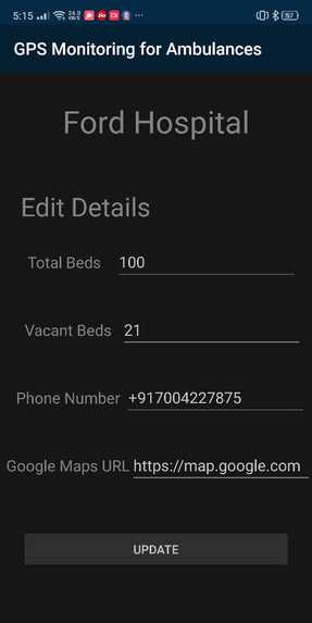 GPS Monitoring for Ambulances – screenshot 6